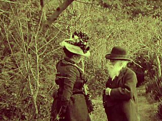 Wow! Can you handle this vintage granny fanny in a wild group session?