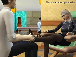 Step Mom Demands Massage Now!