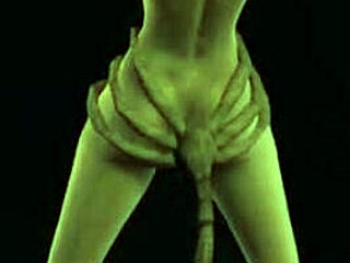 Duże cycki Lady Bug zalane przez obce nasienie