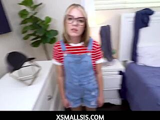 petite dakota burns gets fucked by nicky rebel on the family couch pov 😈