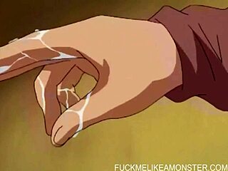 anime babes get fucked hard after they masturbate in this hentai scene