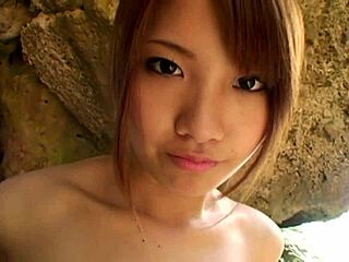 Suzu Minamoto poses in a high-leg swimsuit highlighting her legs