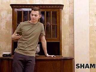 Russian Milf Sucks Friend's Stepson's Cock