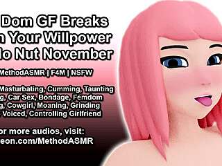 Girlfriend Challenges You To No Nut November With Soft Domination