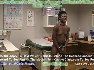 Nurse tricks teen for blowjob