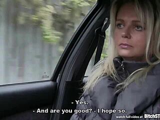 Ever wonder how a blonde Czech milf gets wild in a car? This street encounter turns into raw POV action.