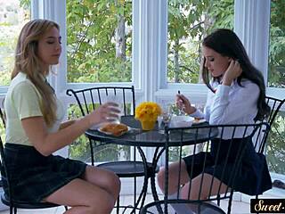 Bootylicious Teen Gets Pounded Hard in Classy Roleplay with Big Tits on Display