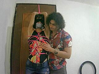 Why is that tied otaku slut begging for spanking and fucking?