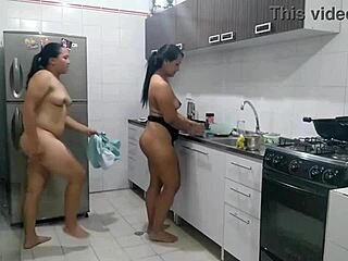 ¡Qué rico cocinar así, mi amor!