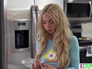 tiny stepsister kenzie reeves bends over for stepbro's doggystyle help