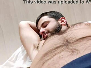 loving boyfriend intimate pov moment with hairy chest