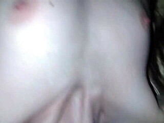 Redhead gives blowjob with cum on pussy