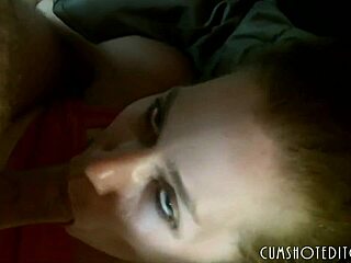 Gorgeous blonde girlfriend sucking boyfriends cock pov homemade horny submissive