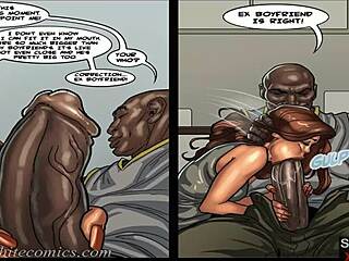 Groupies de futebol das Kardashians levam BBC monstro em orgia interracial bruta cartoon