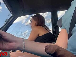 Old Prostitute Gives Blowjob to Big Dick While Talking to Cuckold on Phone