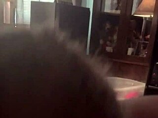 Fat BBW Slut Friend Sucking My Big Cock In Interracial Blowjob Session!