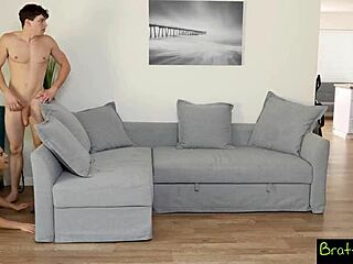 bratty stepsis, stepbrother bangs me next to stepmom!