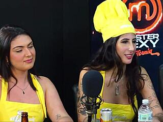 Tattooed teens with pussy piercings get assfucked