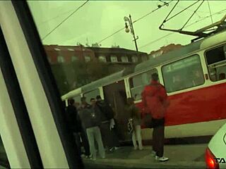 Horny Busty Bitches Fuck Street Tourist Until Cum Covers Tits