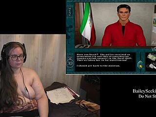 naked scarlet plays with her fat ass in part 6