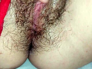 MY STEPSISTER WANTS ME TO FUCK HER! SHE PUTS ON RED PANTY JUST FOR ME AND SHOWS HER PUSSY