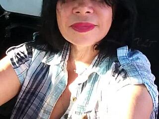 sexy latina driver, you horny owner, grab those tits now?