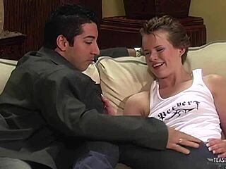 Short Haired Claire Robbins Feels Every Inch of His Cock Before They Return