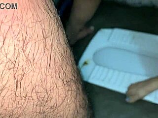 young stepsister gets caught in bathroom while family's out for desi sex