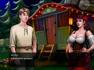 Big tits milf gypsy reads future from hand! Chosen one!