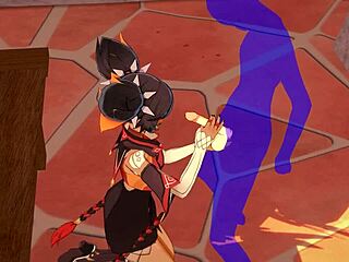 Xinyan Handjob And Blowjob