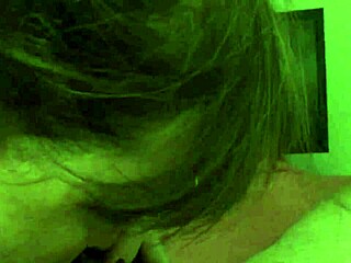 Does this BBW brunette granny deepthroat with moaning?