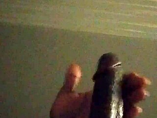 Stroking My Big Black Cock While Fantasizing About That Tight Pussy And Cumshot