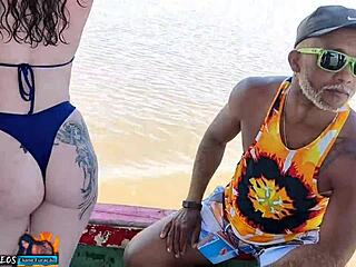 I shared an orgy boat trip with lorrany exotica and fishermen as payment