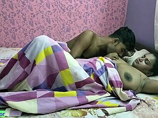yo, midnight heat with big boobs bhabhi in steamy indian action!