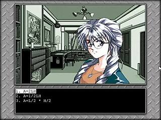 Completing 1993 hentai game episode 3: answering questions correctly wins rewards.