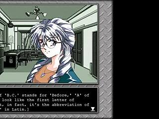 Completing 1993 hentai game episode 3: answering questions correctly wins rewards.