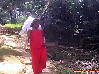 African goddess meets intense action in the bush