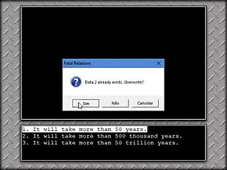 Completing 1993 hentai game episode 3: answering questions correctly wins rewards.