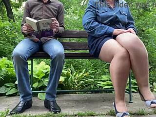 Pantyhose Princess Pissing Publicly in Park While I Watch