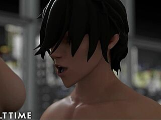 Katso tämä hentai seksi koulu sisaruskiista räjähtää!