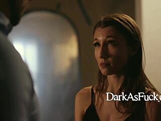 Liten tonåring 18+ utpressad till hårt knull och förnedring av dominant taburett!