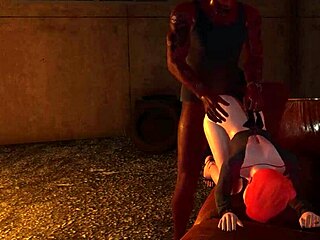 WBP364 Back to Grove St Beta Version Hardcore Rough Petite Redhead Interracial Scene