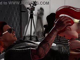 Petite tattooed teen pounded rough in ass and mouth, cum facial.