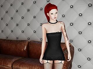 Petite tattooed teen pounded rough in ass and mouth, cum facial.