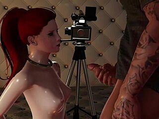 Petite tattooed teen pounded rough in ass and mouth, cum facial.