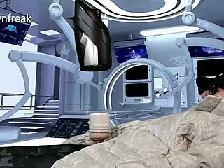 hey, aliens force me to cum with that fleshlight machine in this wild fantasy