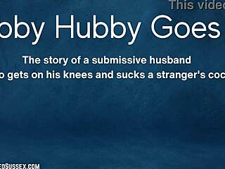 Submissive Husband SUCKS COCK