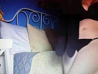 Horny Woman With Big Tits In Pantyhose!