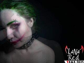 Watch This Crazy Joker Finger Her Wet Pussy And Fuck That Dildo Hard!