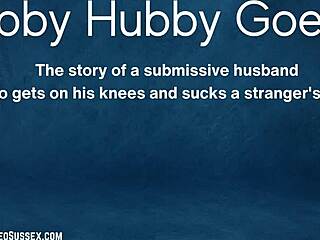 Submissive Husband SUCKS COCK
